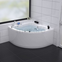 Hydromasážní vana Mocoori Bromelia Turbo pravá verze 170x100x75,5cm