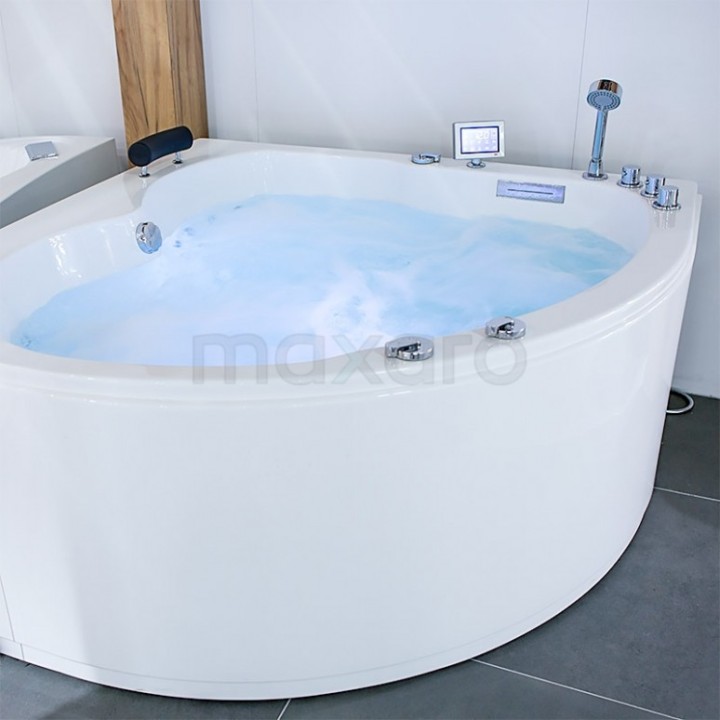 Hydromasážní vana Mocoori Iris Turbo pravá verze 140x140cm