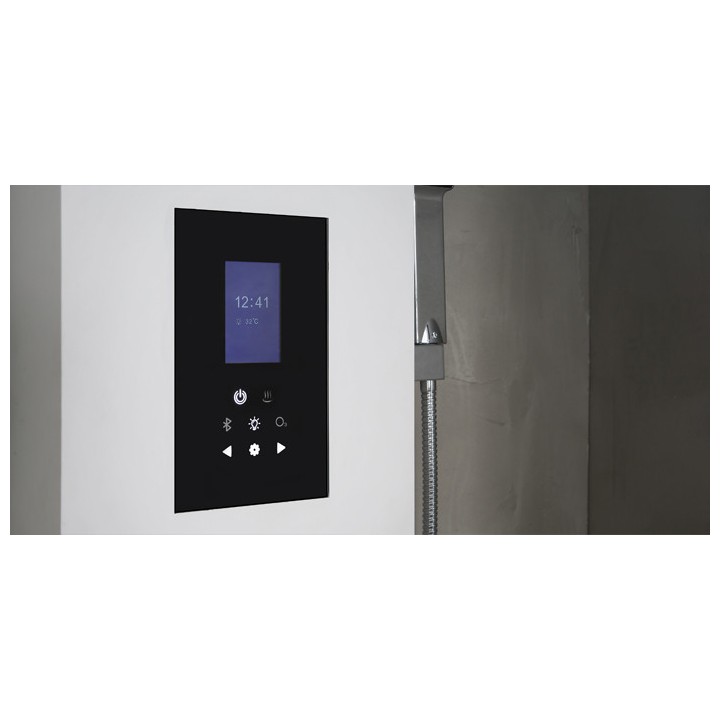 Parní box EAGO DZ111F15 bílá lesklá verze 150x90cm / pravá bez vaničky