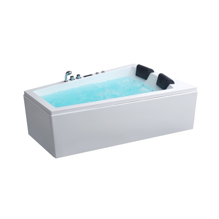 Hydromasážní vana AWT GE105E 180x130 pravá