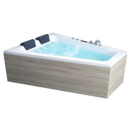Hydromasážní vana AWT GE105E 180x130 pravá