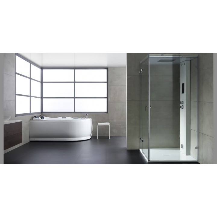 Hydromasážní vana AWT GE101E 180x120 pravá