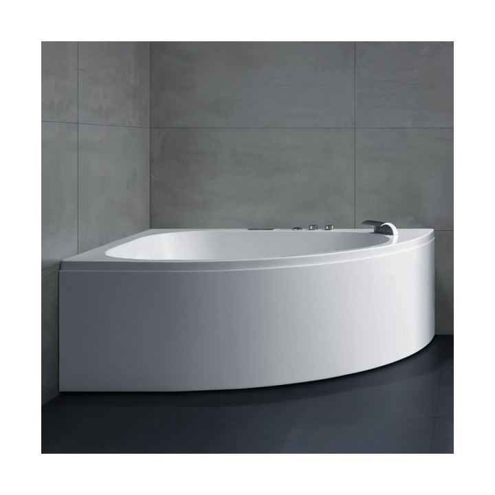 Hydromasážní vana AWT GE120TSL 190x130 (bluetooth, osvětlení trysek)