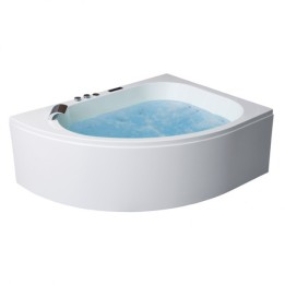 Hydromasážní vana AWT GE118TSL 180x130 pravá (bluetooth, osvětlení trysek)