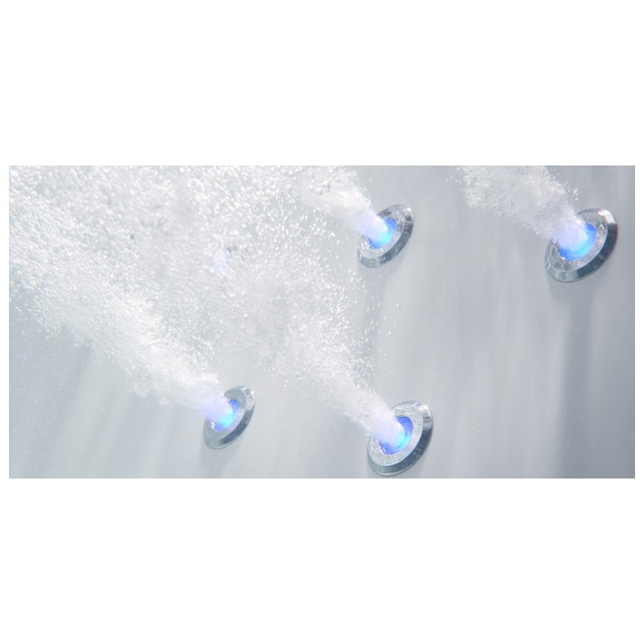 Hydromasážní vana AWT GE118TSL 180x130 pravá (bluetooth, osvětlení trysek)