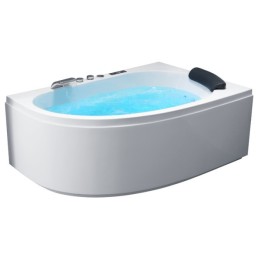 Hydromasážní vana AWT GE111TSL 150x100 pravá (bluetooth, osvětlení trysek)