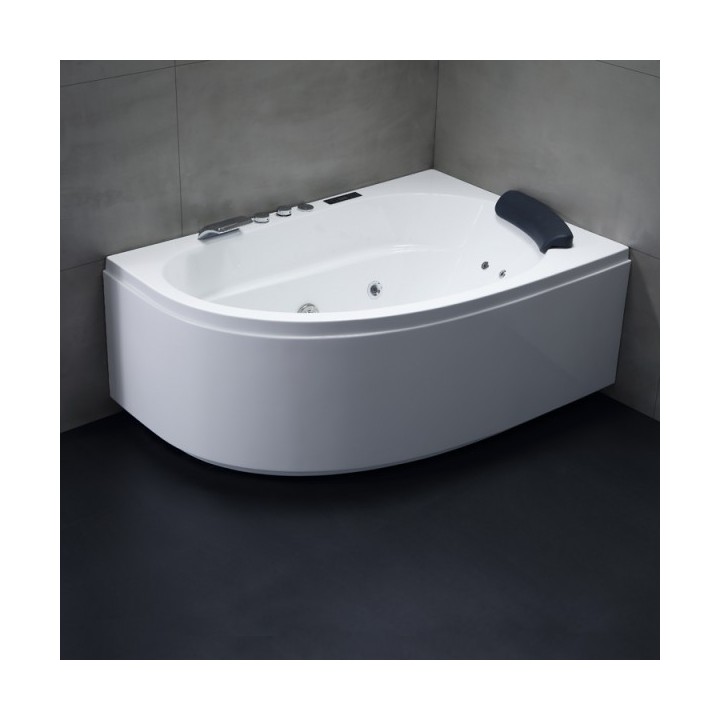 Hydromasážní vana AWT GE111TSL 150x100 pravá (bluetooth, osvětlení trysek)
