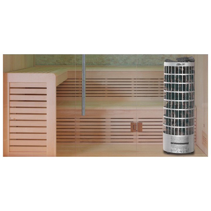 Kombinovaná finská sauna s infrazářiči AWT E1205B IR topol 207x198 9kW Vitro