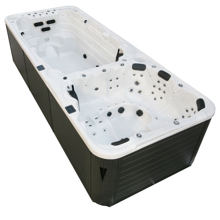 SWIM SPA Innovation 5.8 580x230 skelet SterlingSilver kabinet šedý