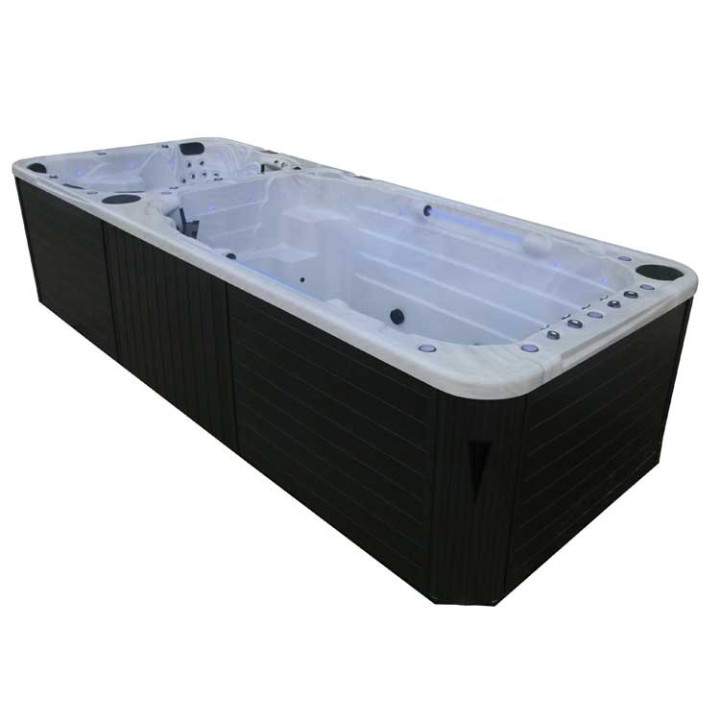 SWIM SPA Innovation 5.8 580x230 skelet SterlingSilver kabinet šedý