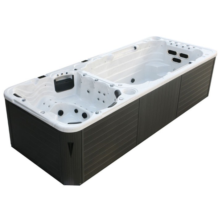 SWIM SPA Innovation 5.8 580x230 skelet PearlShadow kabinet šedý