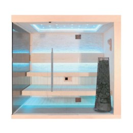Luxusní finská sauna AWT E1246C Cilindro 180x180x216