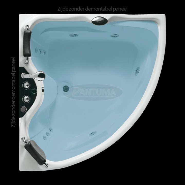 Hydromasážní vana W40011BL levá verze 150x150x72cm