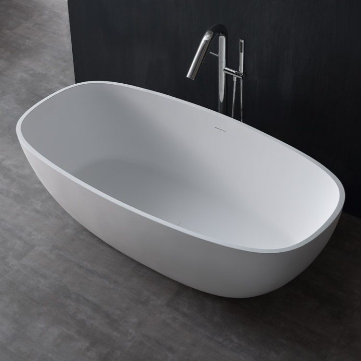 Volně stojící vana StoneArt BS-552 bílá 177×88 lesklá