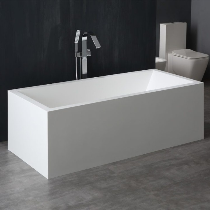 Volně stojící vana StoneArt BS-523 bílá 180×81 lesklá