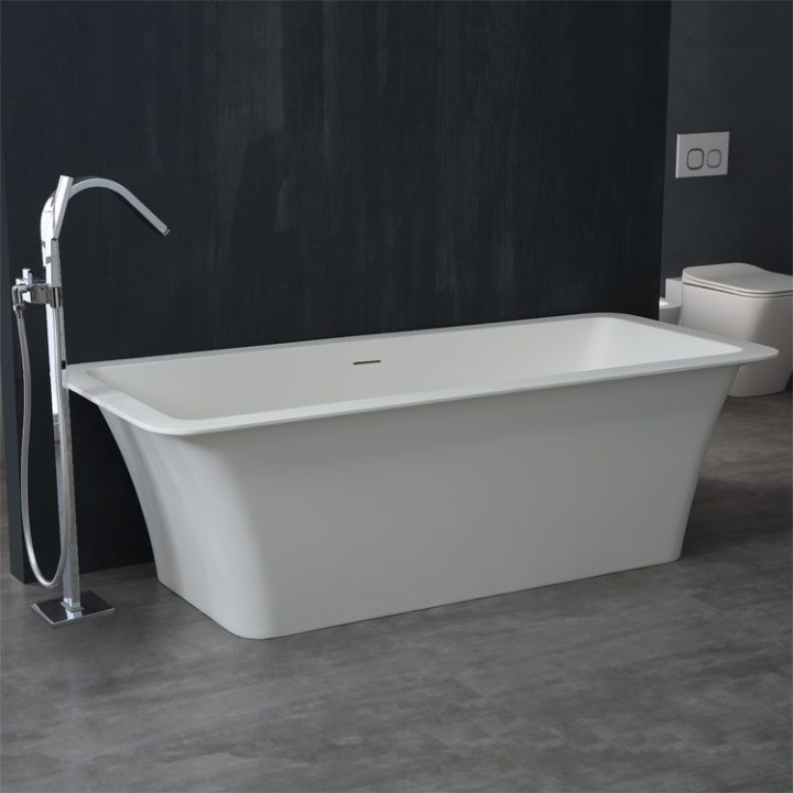 Volně stojící vana StoneArt BS-502 bílá 179×80 lesklá