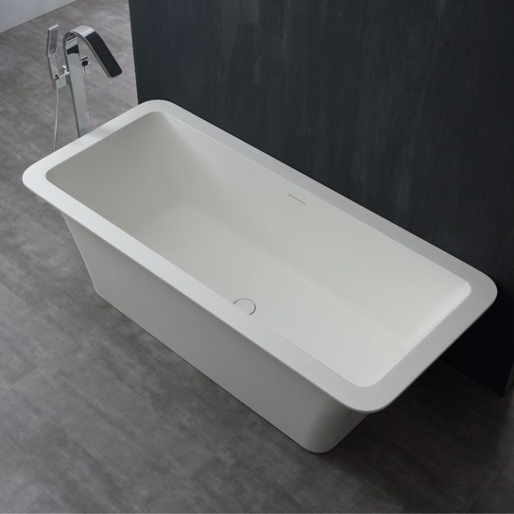 Volně stojící vana StoneArt BS-502 bílá 179×80 matná