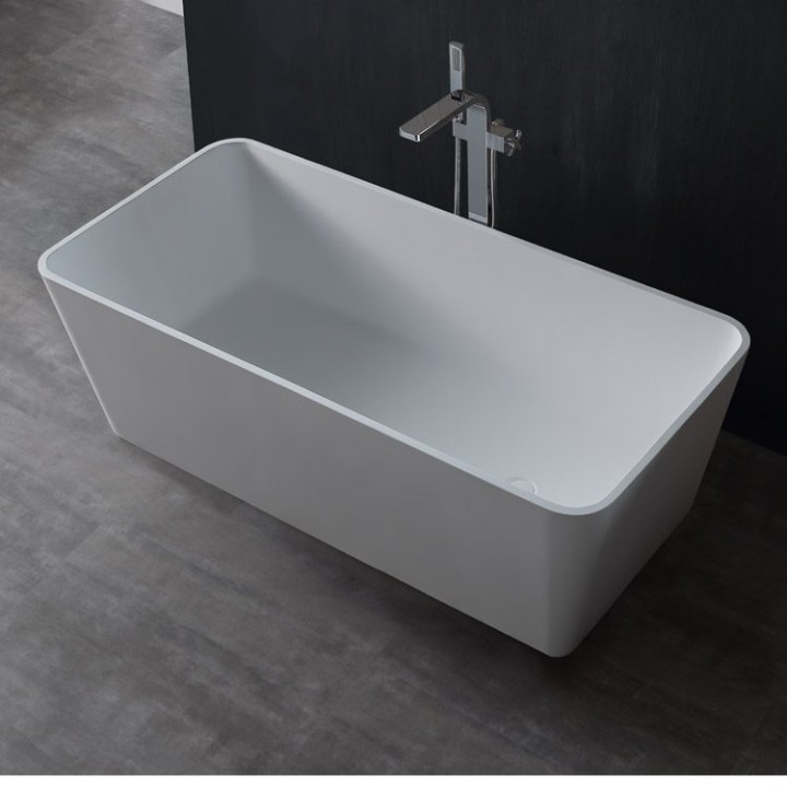 Volně stojící vana StoneArt BS-551 bílá 170×80 matná