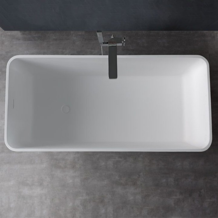 Volně stojící vana StoneArt BS-551 bílá 170×80 matná