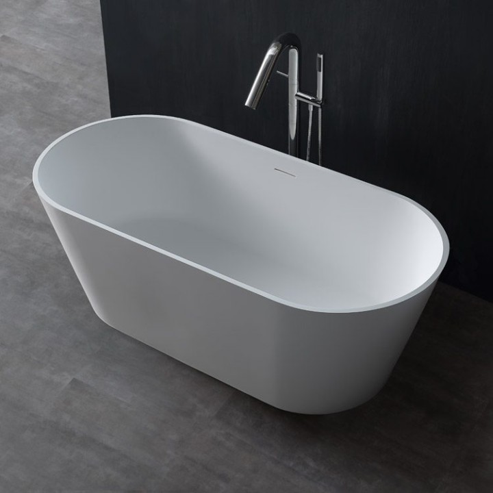 Volně stojící vana StoneArt BS-553 bílá 165×75 lesklá