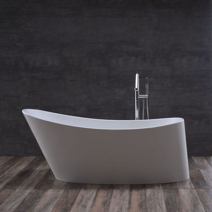 Volně stojící vana StoneArt BS-503 bílá 179×80 lesklá