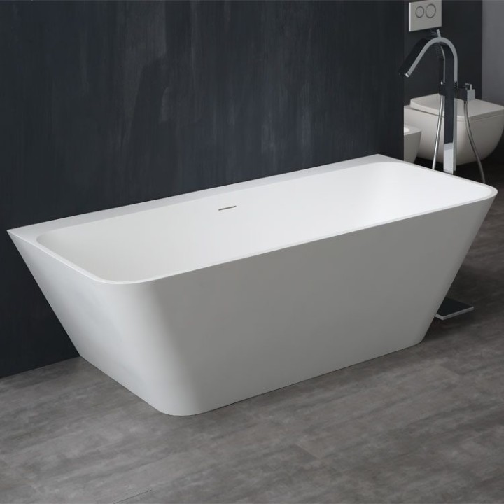 Volně stojící vana StoneArt BS-519 bílá 180×85 lesklá