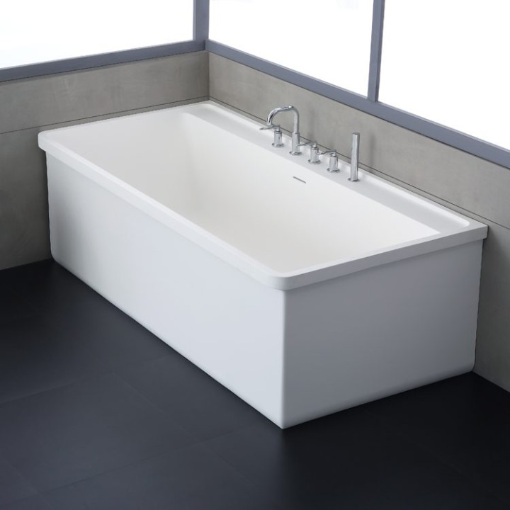 Volně stojící vana StoneArt BS-537 bílá 180×88 matná