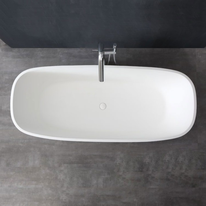 Volně stojící vana StoneArt BS-528 bílá 175×75 lesklá
