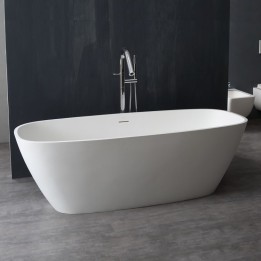 Volně stojící vana StoneArt BS-528 bílá 175×75 matná