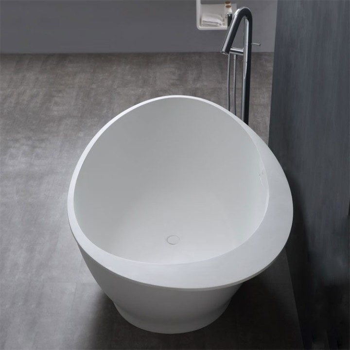 Volně stojící vana StoneArt BS-516 bílá 180×104 lesklá