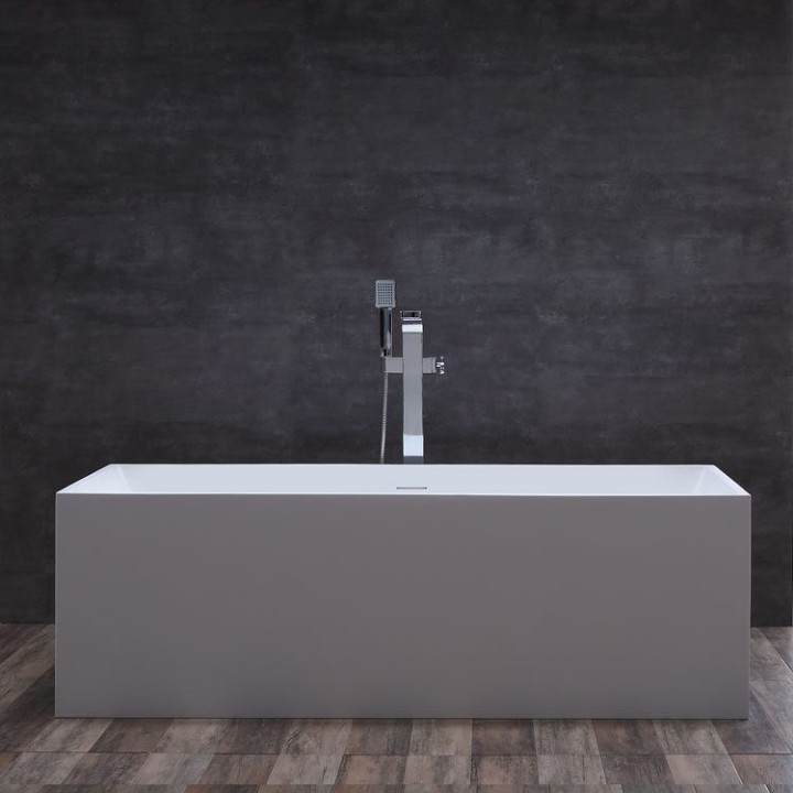 Volně stojící vana StoneArt BS-532 bílá 175×73 matná