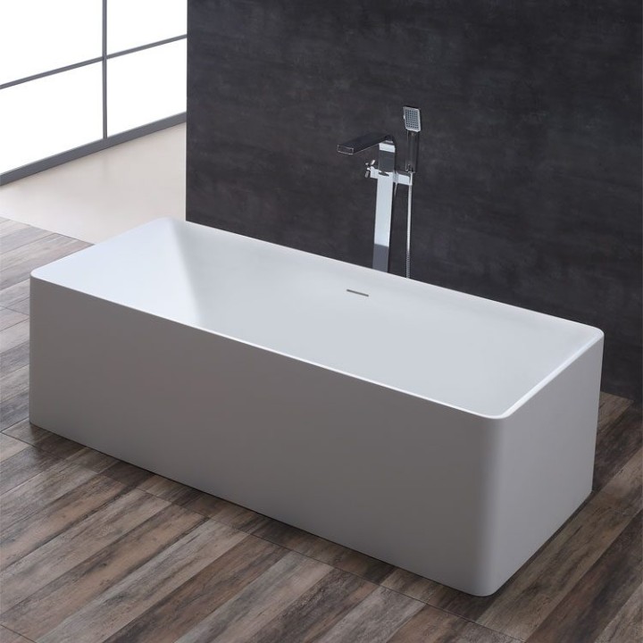 Volně stojící vana StoneArt BS-509 bílá 181×82 matná