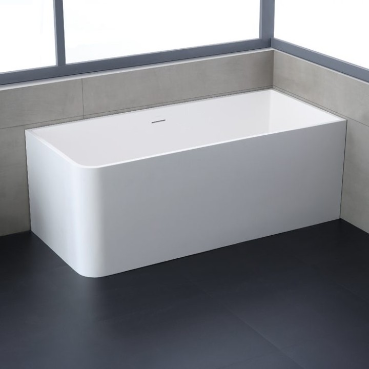 Volně stojící vana StoneArt BS-534 bílá 156×70 matná