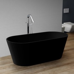 Volně stojící vana StoneArt BS-553 černá 165×75 matná