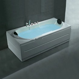 Kompletní vana Nordic | pro 2 osoby, 220×90 cm, termostatická baterie
