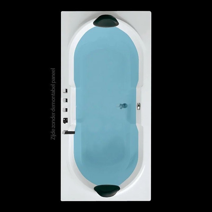 Kompletní vana Nordic | pro 2 osoby, 220×90 cm, termostatická baterie