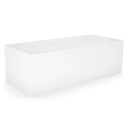 Fortore volně stojící vana | 180×80 cm solid surface matná bílá