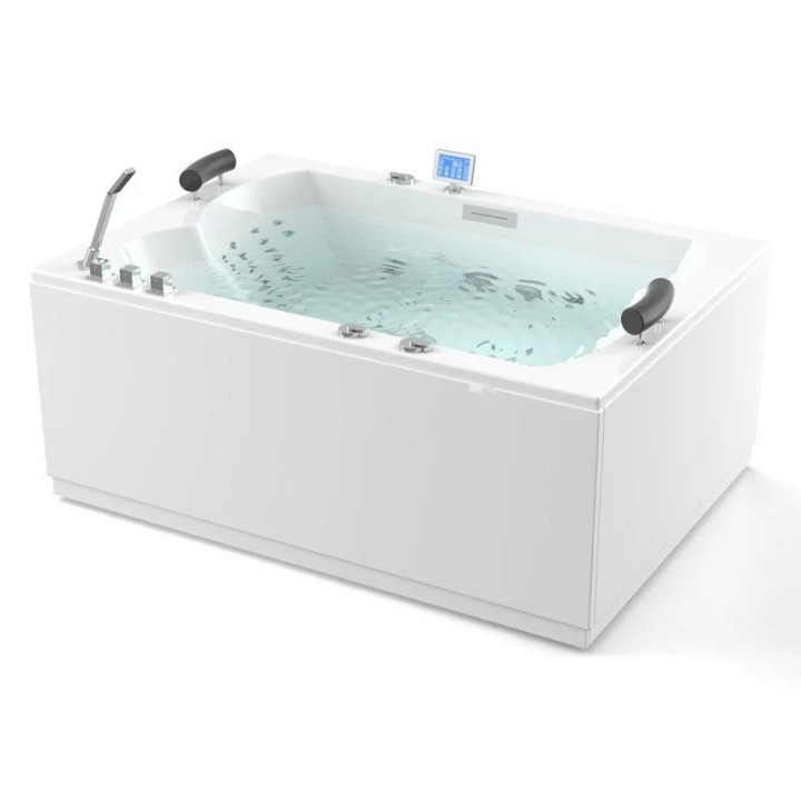 Vířivá vana Atlantic Platinum | pro 2 osoby 180×120 cm vodní a vzduchová masáž s turbem