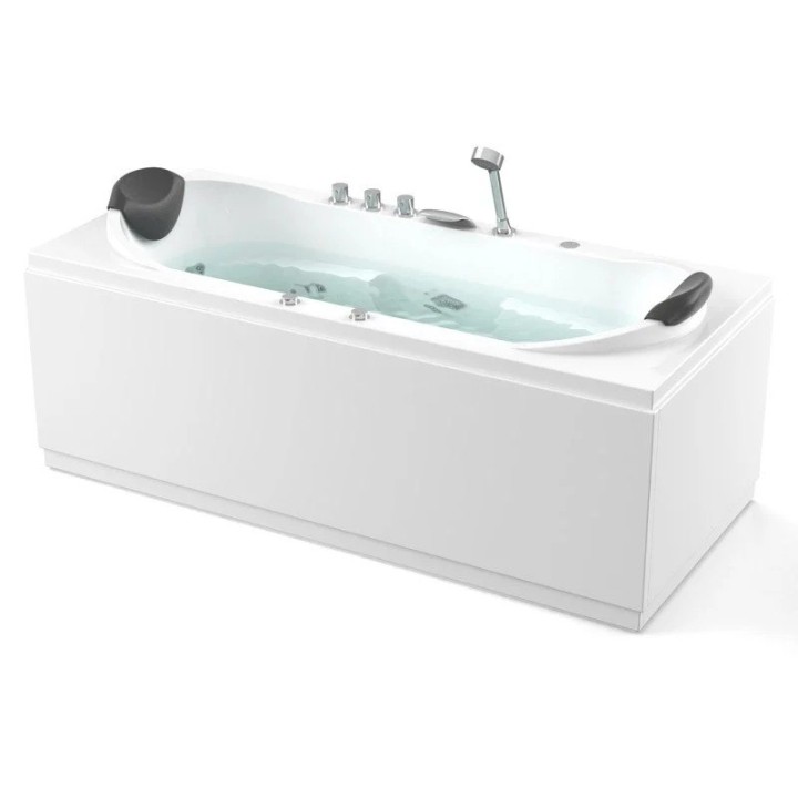 Vířivá vana Nordic Brass | pro 2 osoby 190×90 cm vodní masáž