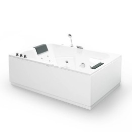 Vířivá vana Nordic Brass | pro 2 osoby 180×120 cm vodní masáž