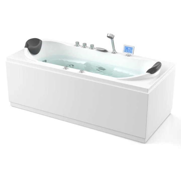 Vířivá vana Nordic Silver | pro 2 osoby 200×90 cm vodní masáž