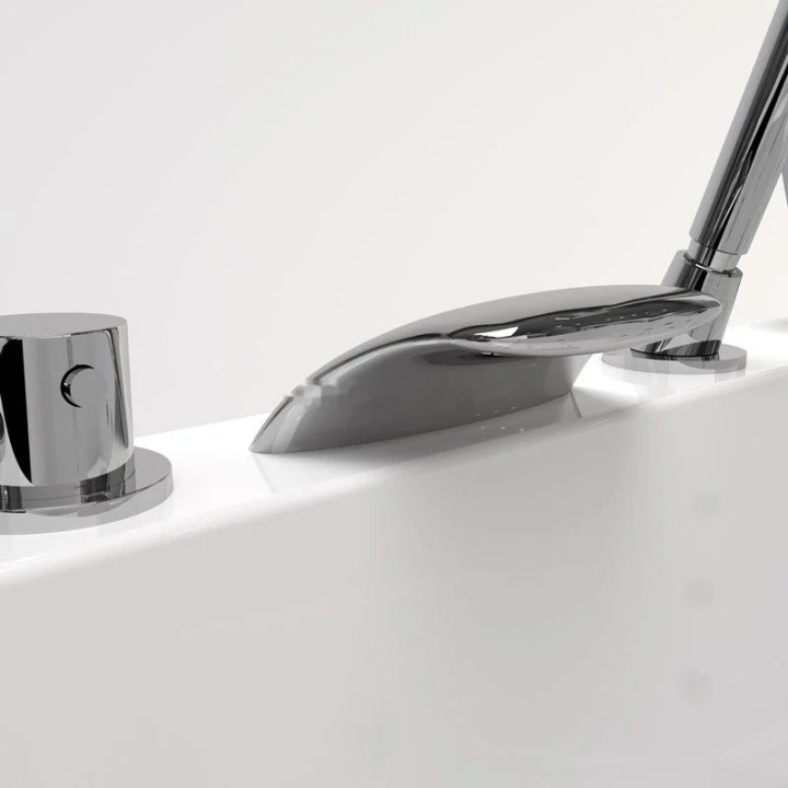 Vířivá vana Nordic Silver | pro 2 osoby 200×90 cm vodní masáž