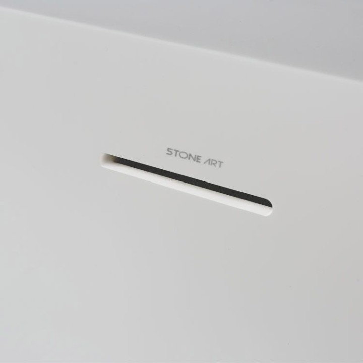 Volně stojící vana StoneArt BS-550 bílá 170×93 lesklá