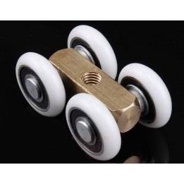Pojezdové kolečko do sprchového koutu - SET 8 kusů, 27mm