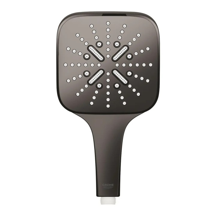 Grohe Rainshower SmartActive Cube - Sprchová hlavice 130 9,5 l/min, 3 proudy, Hard Graphite 26582A00