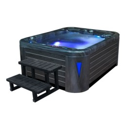 Venkovní vířivá vana EO-SPA Premium IN-597 OceanWave/hnědá 212x165x80cm